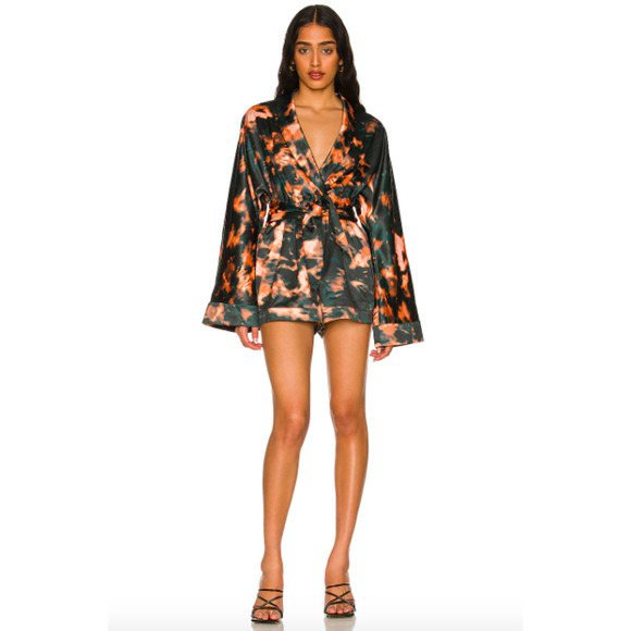 Camila Coelho Pants - Camila Coelho Amelia Tie Dye Romper